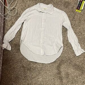 Striped Button-Up Shirt